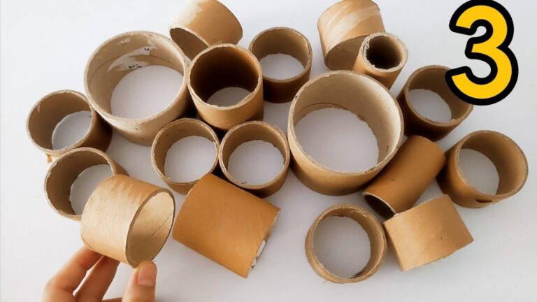 Diese einfache Idee verwandelt alte Kartonrollen in beeindruckende Deko-Highlights …