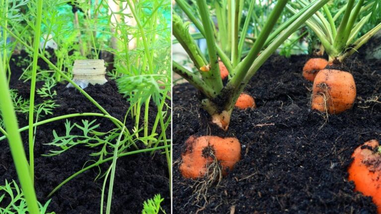 Ein cleverer Trick, um platzsparend viele Karotten in deinem Garten einfach zu ernten…
