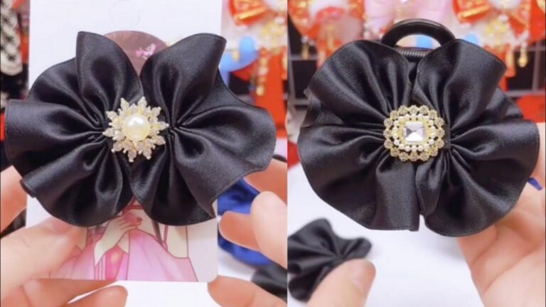 Dieser einfache Trick verwandelt jedes Haar-Accessoire in einen echten Hingucker…
