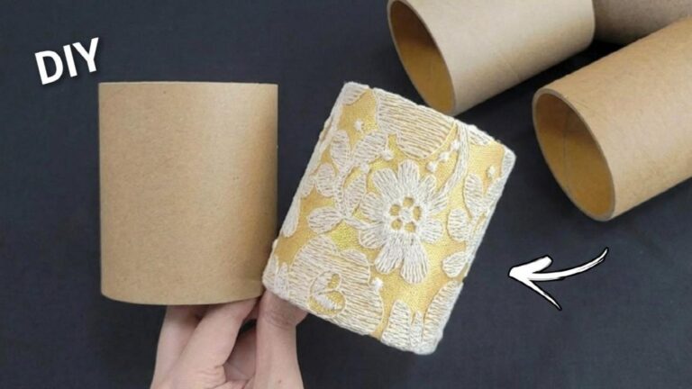 Dieser einfache Trick verwandelt alte Kartons in stilvolle Deko… entdecke die