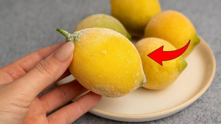 Dieser einfache Trick mit gefrorenen Zitronen verändert jeden Sommerabend …