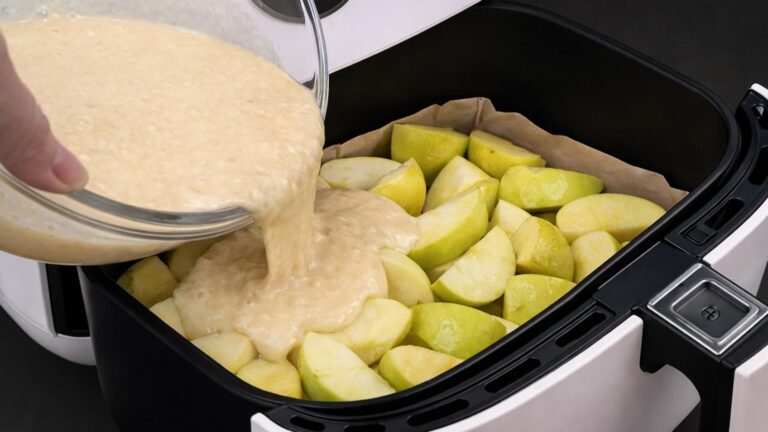 Diese einfache Technik verwandelt Äpfel in einen fluffigen Kuchen – ganz ohne Ofen…