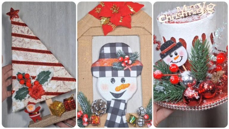 Diese einfache Bastelidee verwandelt deine Weihnachtsdekoration in ein wahres Highlight…