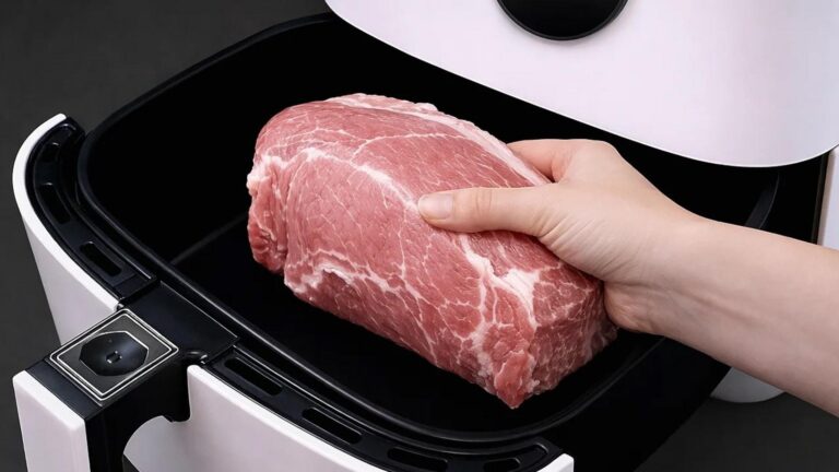 Dieser einfache Trick verwandelt Schweinefleisch in der Heißluftfritteuse in ein saftiges