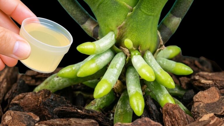 Ein Stück unter die Orchidee – so blüht sie das ganze Jahr mit 100 Zweigen!