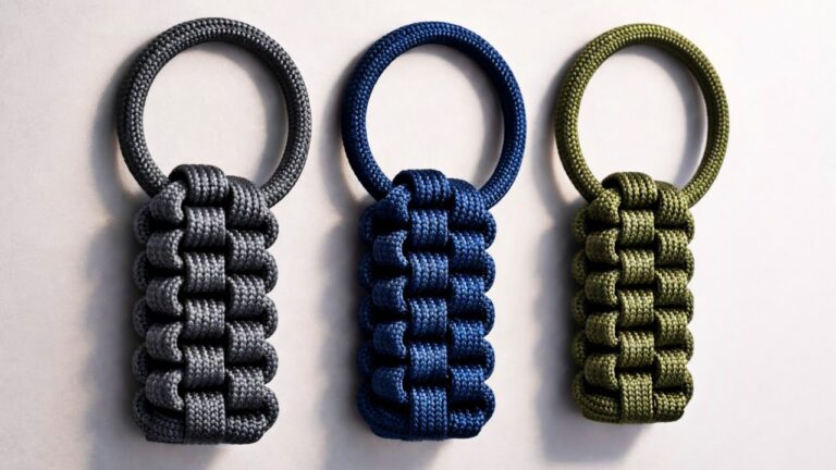 5 Schritte zu einem eleganten Schlüsselanhänger-Knoten für jeden geeignet!
