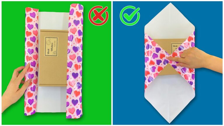 10 geniale Geschenkverpackungsideen, die jeder lieben wird! Entdecke die Hacks!