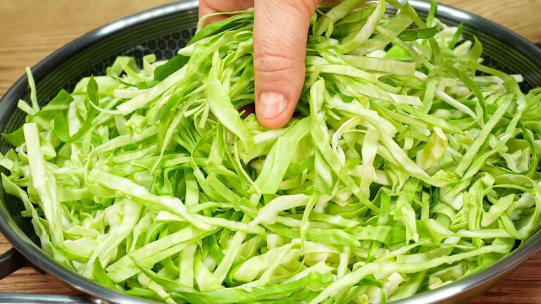 10 Minuten köstliches Weißkraut mit Thunfisch – Einfaches Rezept für jedes Wochenende!