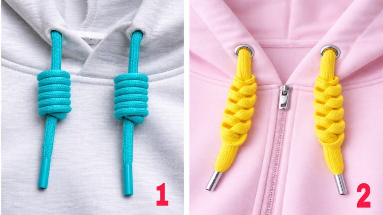 6 einfache Kapuzenzug-Knoten für einen neuen Look, den du ausprobieren musst!