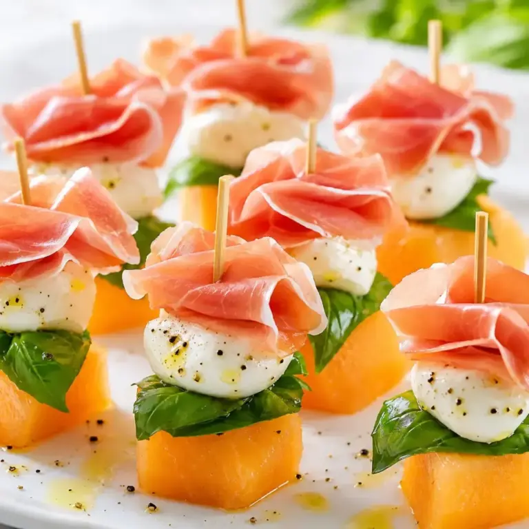 Melon-Jambon-Häppchen: So frisch und elegant für den Sommer