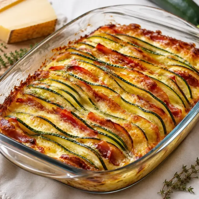 Zucchini-Gratin mit Comté: So gelingt das cremige Genussrezept