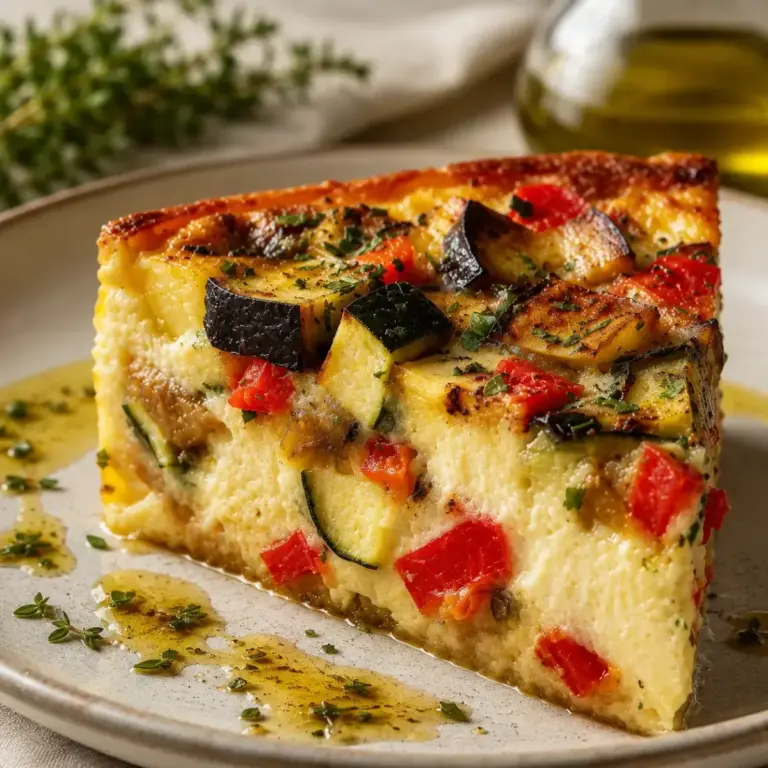 Mediterraner Gemüseflan: Einfaches Rezept für den perfekten Genuss