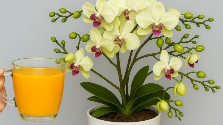 5 einfache Schritte für magisches Wasser, das Orchideen das ganze Jahr zum Blühen bringt