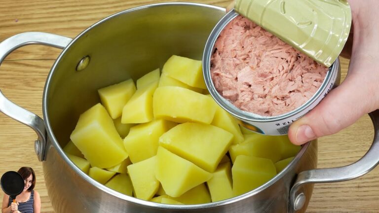 5 leckere Rezepte mit Kartoffeln und Thunfisch, die du täglich kochen wirst!