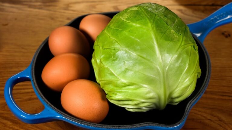 5 Gründe, warum Eier mit Kohl besser schmecken als Fleisch! Versuch das Rezept!