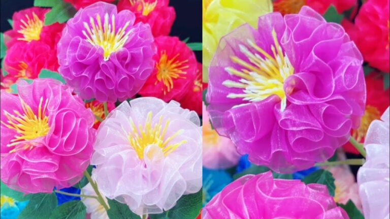 5 Schritte zur Herstellung von weichen Stoffblumen – Einfaches DIY Tutorial entdecken