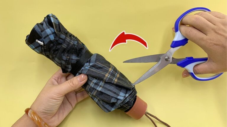 5 geniale Ideen, wie du einen kaputten Regenschirm kreativ recyceln kannst!
