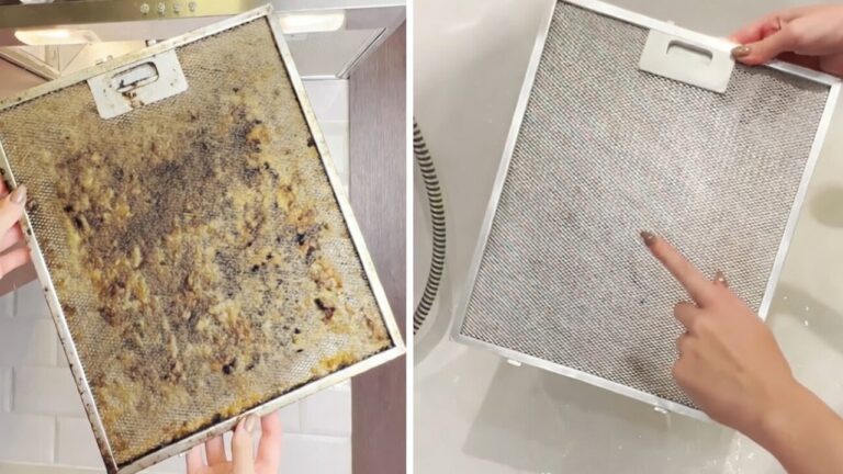 Schmutziger Dunstabzugshaubenfilter? Dieser Trick macht ihn wie neu