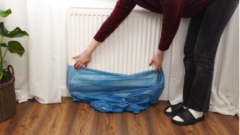 Häng einen Sack an den Heizkörper nach dem Winter. Der Grund wird dich überraschen