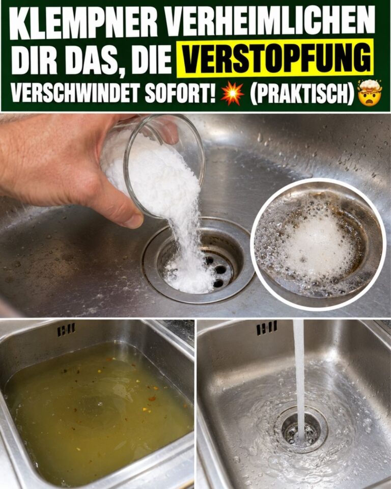 KLEMPNER VERHEIMLICHEN dir das, die VERSTOPFUNG VERSCHWINDET sofort! 💥 (PRAKTISCH) 🤯