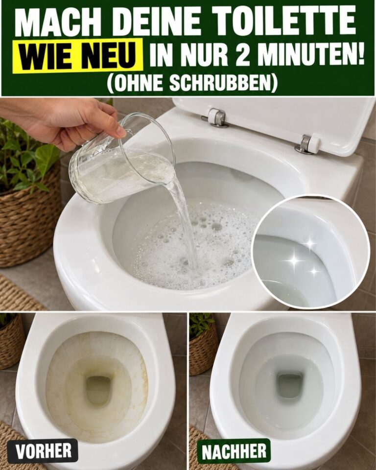 Mach deine Toilette wie NEU in nur 2 Minuten! (Ohne Schrubben)