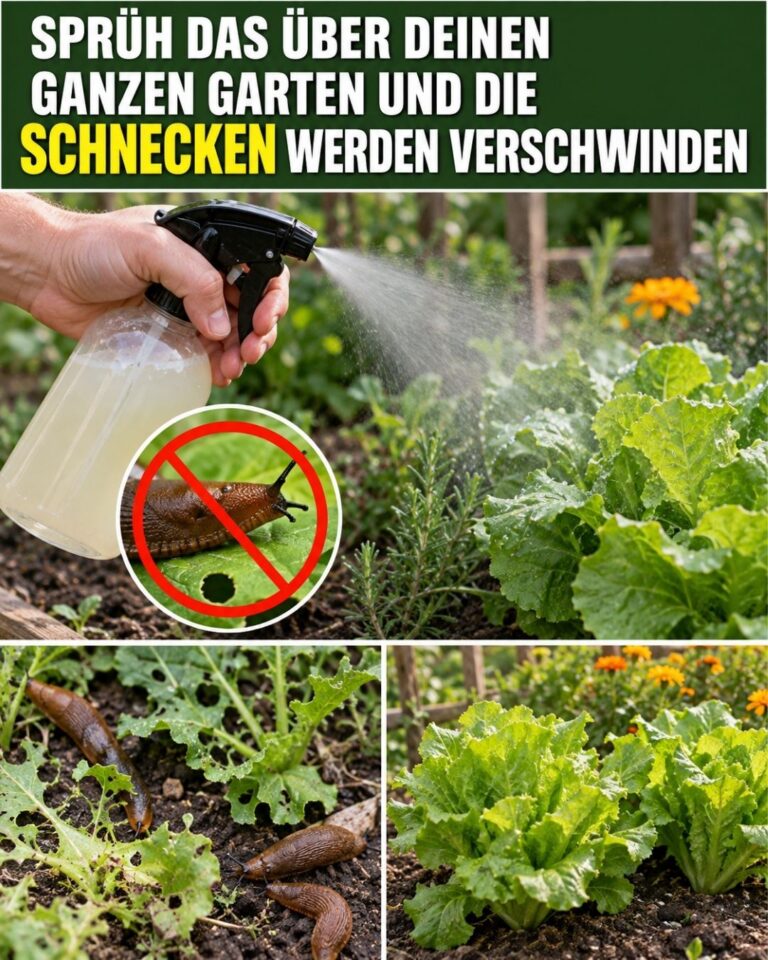Sprüh das über deinen ganzen Garten und die Schnecken werden verschwinden