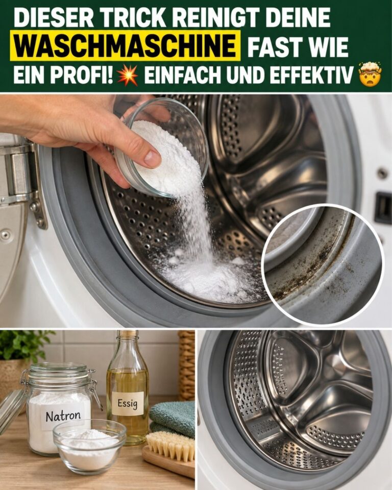 Dieser Trick reinigt deine Waschmaschine fast wie ein Profi! 💥 Einfach und effektiv 🤯