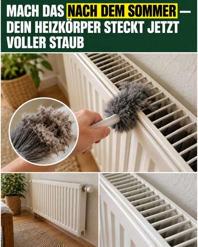 Mach DAS nach dem Sommer — dein Heizkörper steckt jetzt voller Staub